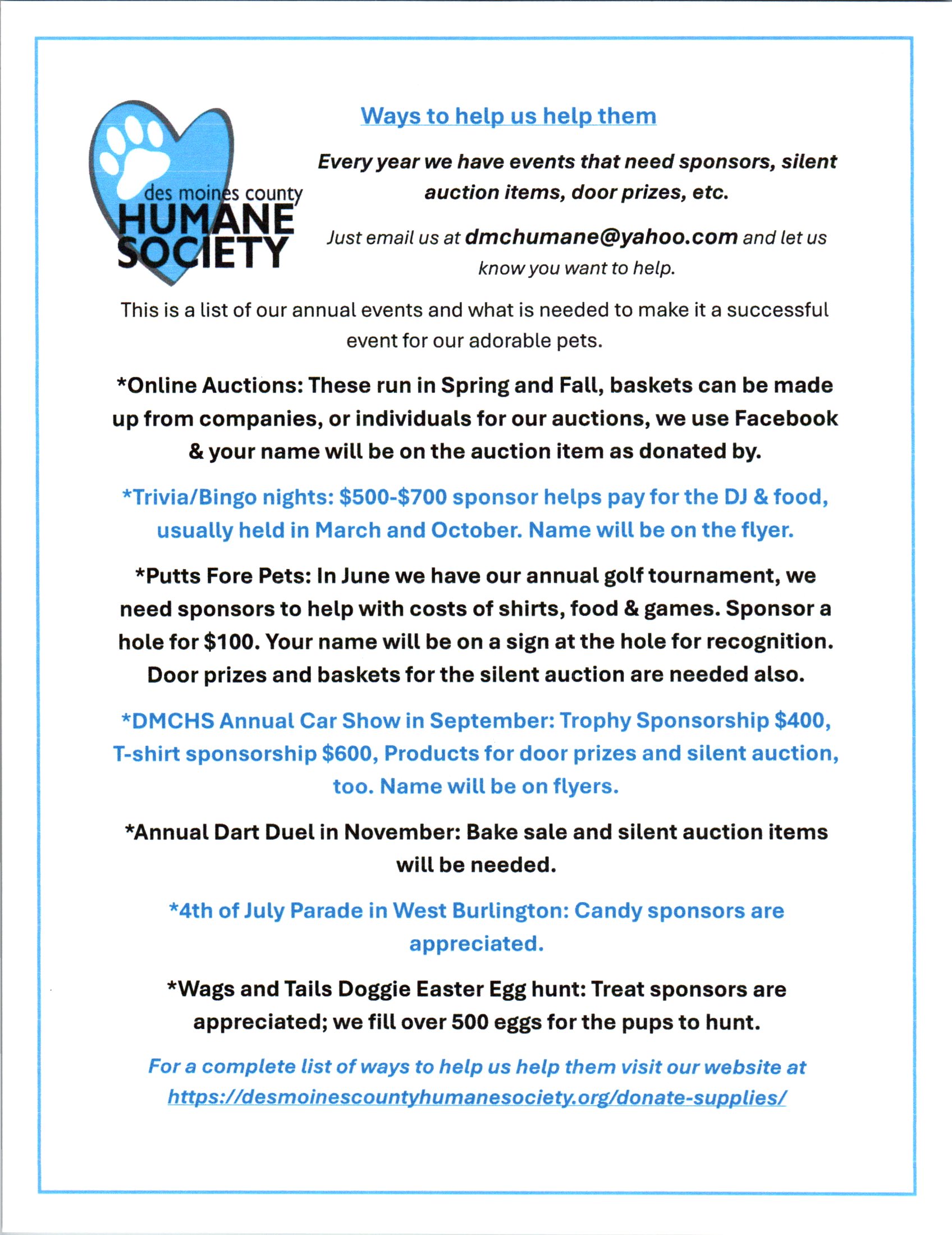 ways to help 2026